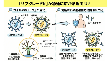 風邪が流行っていますので