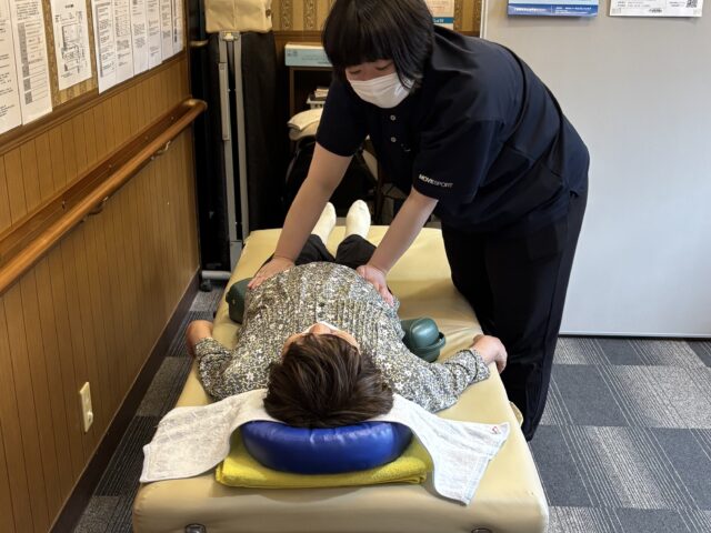 左肩の痛みが楽になった！